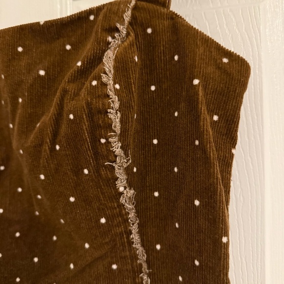 Forever 21 Polka Dot Print Corduroy Mini Dress Medium - Picture 6 of 7